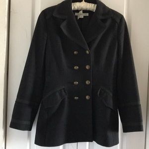 Marella Black wool military jacket